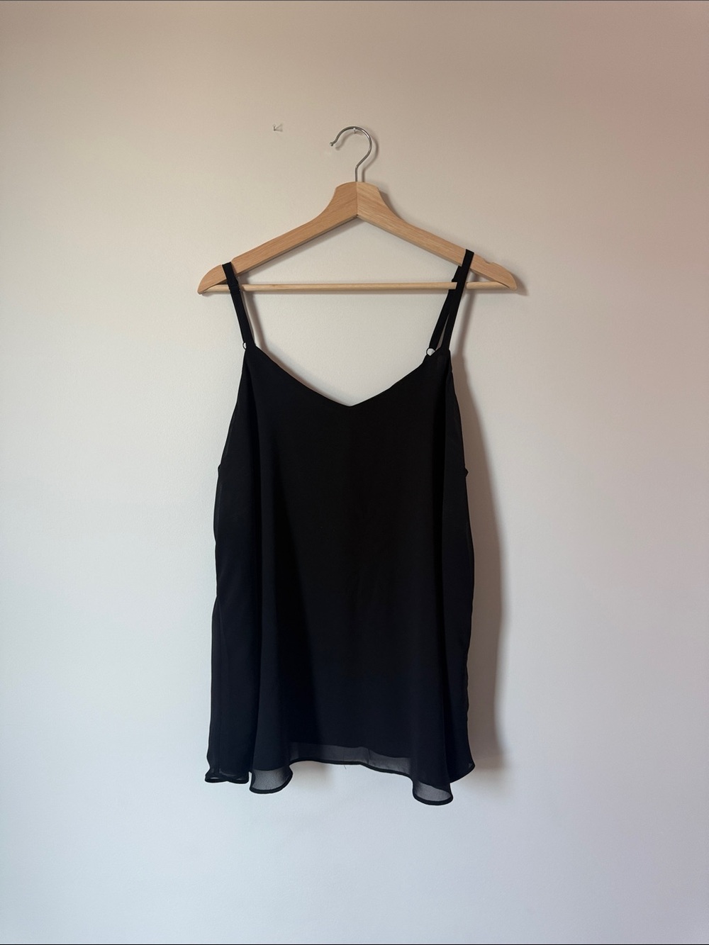 Torrid Black V-Neck Camisole Tank - Minimal Slip Top